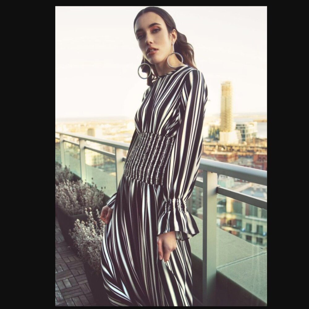 Atelier Guarin Long Sleeve Maxi Dress – Size M - Picture 4 of 6